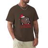 Merry Christmas Ups Driver Truck Mail Carrier Gift Santa Hat T-Shirt cute tops customs quick-drying graphic t shirts
