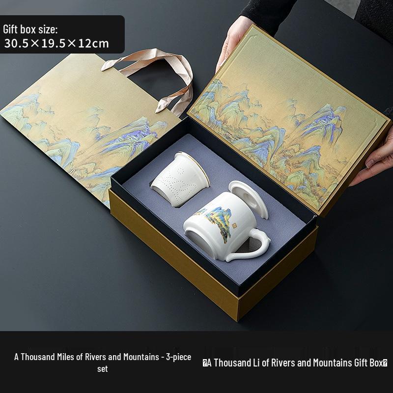 Corporate Gift Set: Practical Water Cups & Souvenirs for Clients and Employees with Logo Standard
