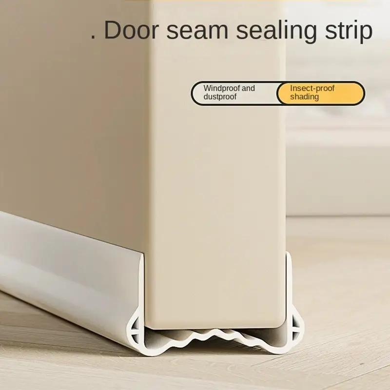 Nastavitelná spodní těsnící lišta dveří Tesnící lišta Pode dveřmi Tlustší těsnící lišta proti chladu Mezera
