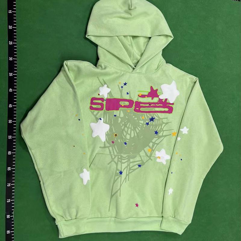 Sp5der Hoodie: Spinnennetz-Design, Unisex Trendiges Hip-Hop-Set Inspiriert von Young Thug