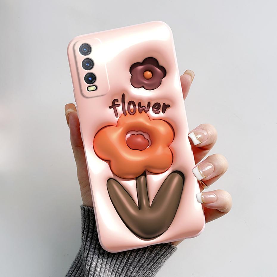 Soft Case For Vivo V2027 Cover Vivo Y11s Y12s Y12a Y20 Y20s Y20i Phone Cases Cute Rabbit Panda Pattern Silicon Capas For Y20 20S