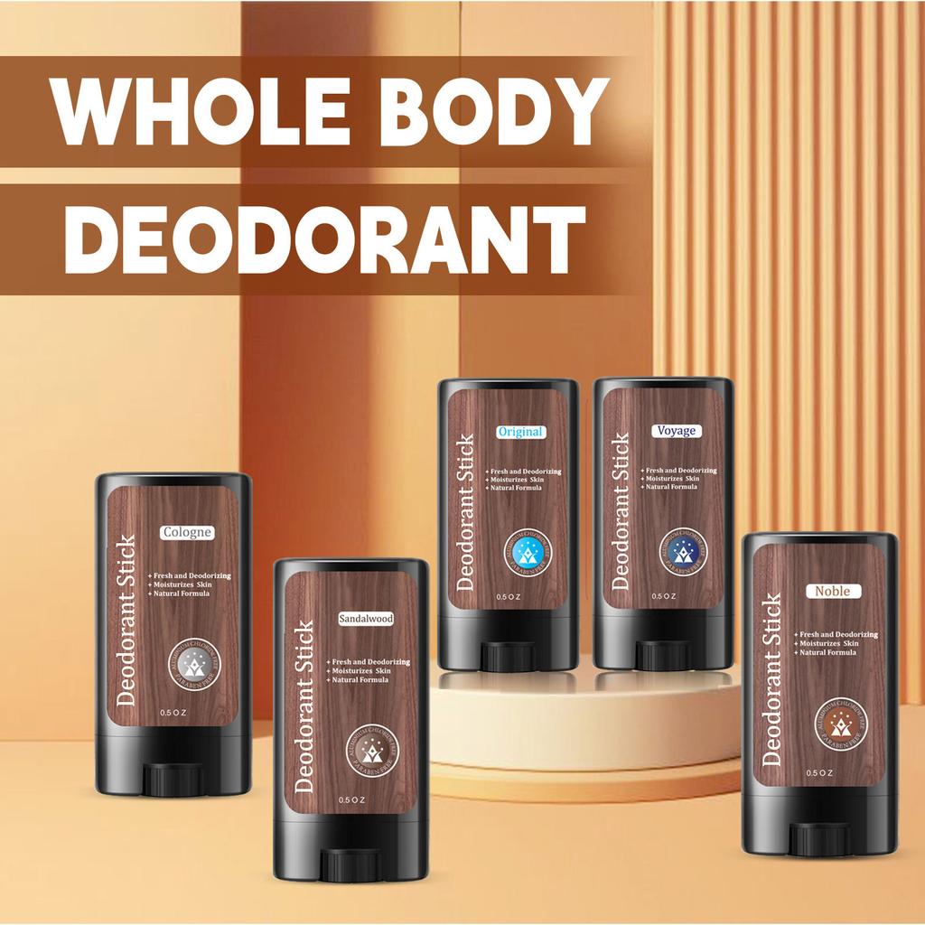 Men's Body Deodorant, Long Lasting , Refreshing And Odor Reducing Deodorant, 5 Pieces