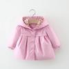 Neugeborenes Baby Mädchen Kleidung Frühling und Herbst Einfarbig Baby Mädchen Mantel Einfache Mädchen Windjacke