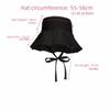 Fashion Lace Up Women Fisherman Hat Ribbon Wide Brim Summer Sun Hat Breathable Solid Color Sunscreen Visor Cap Outdoor