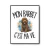 Poster My Griffon Is My Life | Photo Paper Poster 310 G Pearlescent Finish Size A4 | Wall Decoration Living Room Bedroom