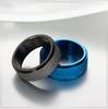 Titanium Steel Frosted Rotating Ring Stainless Steel Diamond Sand Anxiety Relieving and Stress Relieving Ring