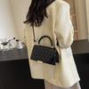 Trendy Summer Fashionable Pu Square Shoulder Bag For Women In Pink Green Or Khaki