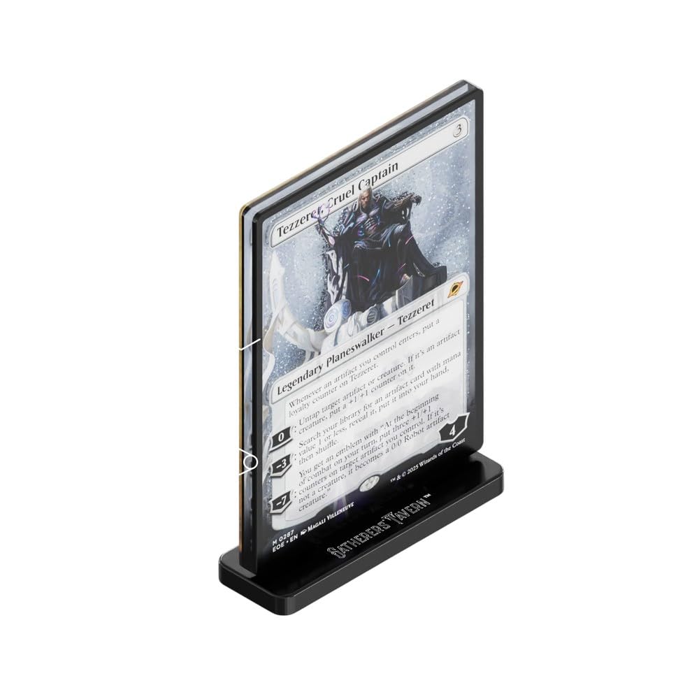 Магия: Сбор легенд EOE Капитан Теззерет, Безжалостный Акриловая подставка-блок