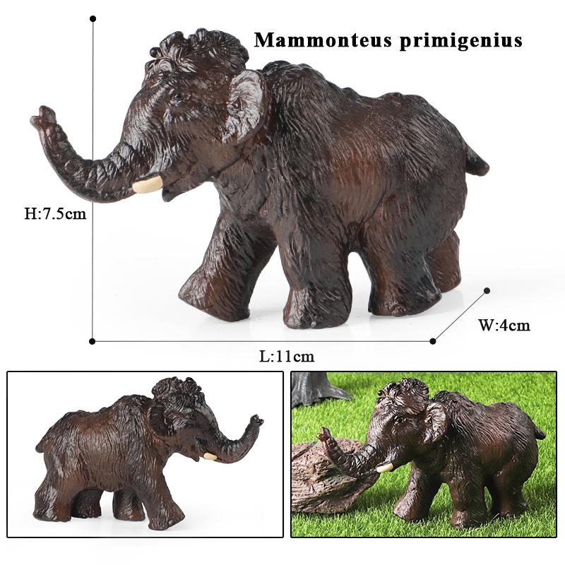 Oenux African Wild Animals Elephant Model Simulation Big Mammoth Action Figures Figurine PVC Educational Toy For Kids Gift