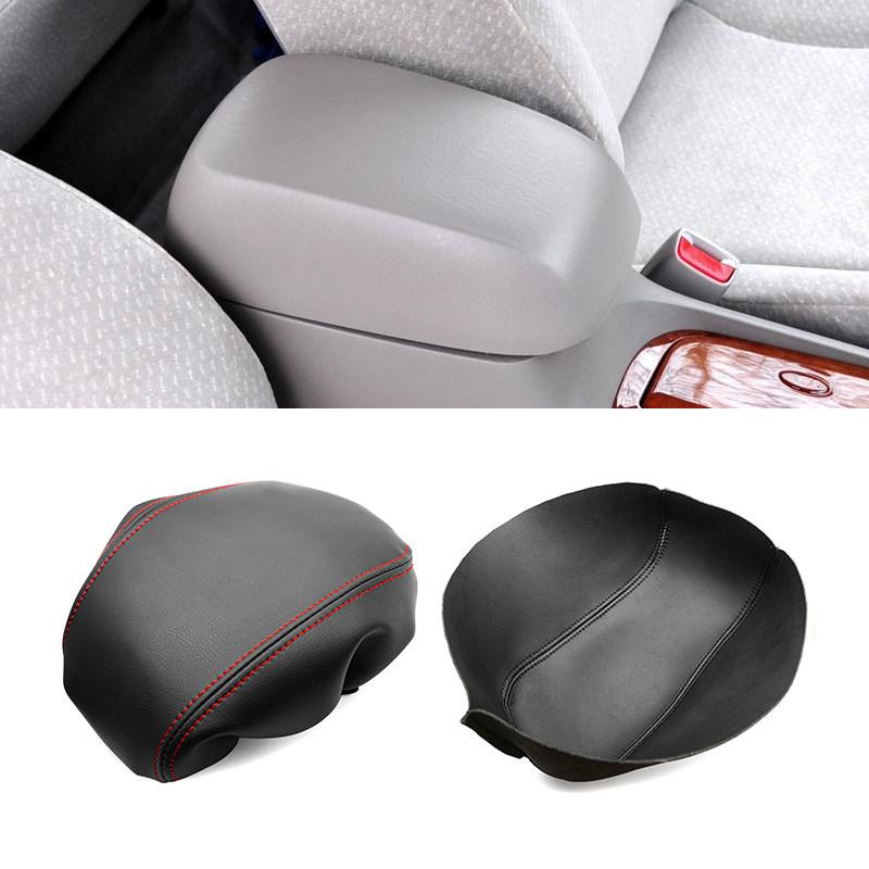 For Hyundai Sonata 2004 2005 2006 2007 2008 Microfiber Leather Interior Center Console Lid Armrest Pad Cover Trim
