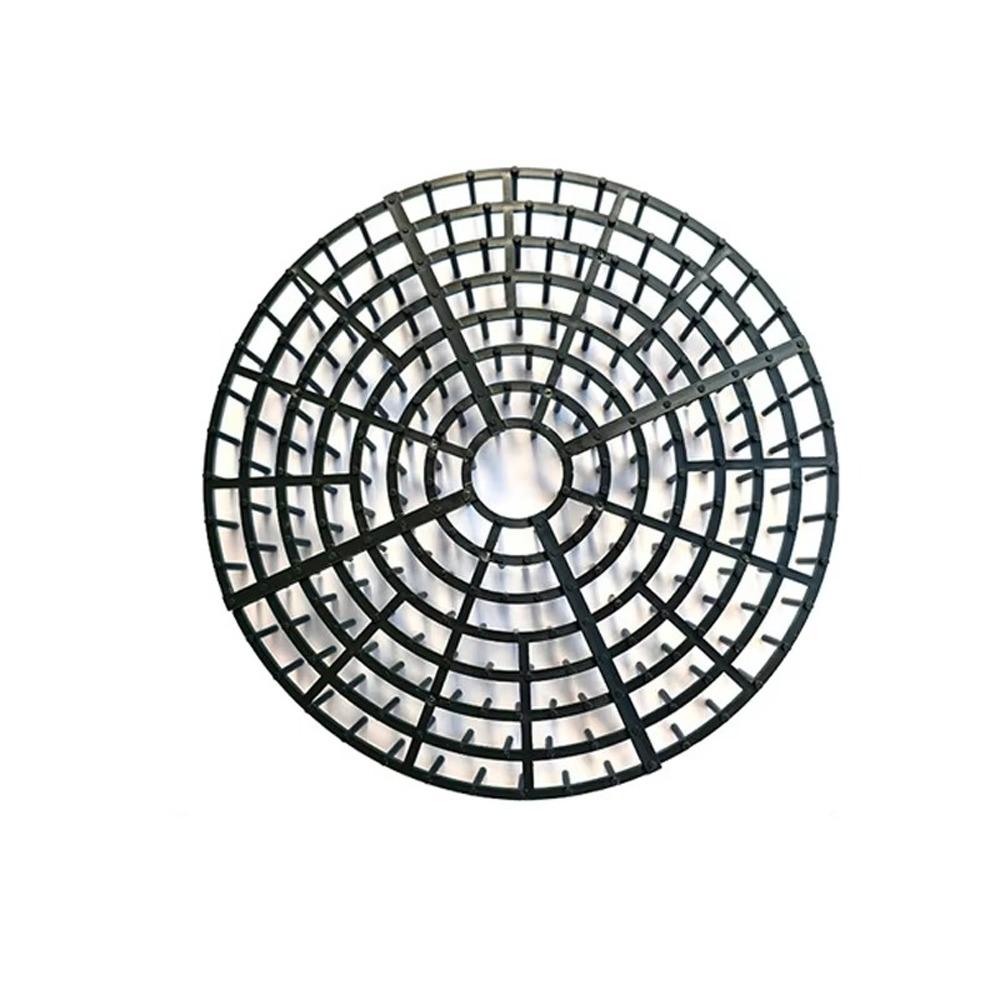 

Barbed Cut-Outs Plant Pot Soil Protector Grid Cover for Home Garden Patio 20cm/7.87in чёрный