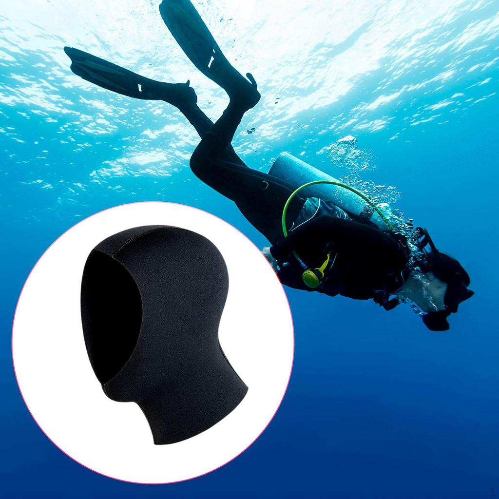 Tauchkappe Neoprenhaube, Kopfbedeckung für Sommer-Wassersport und Schwimmen