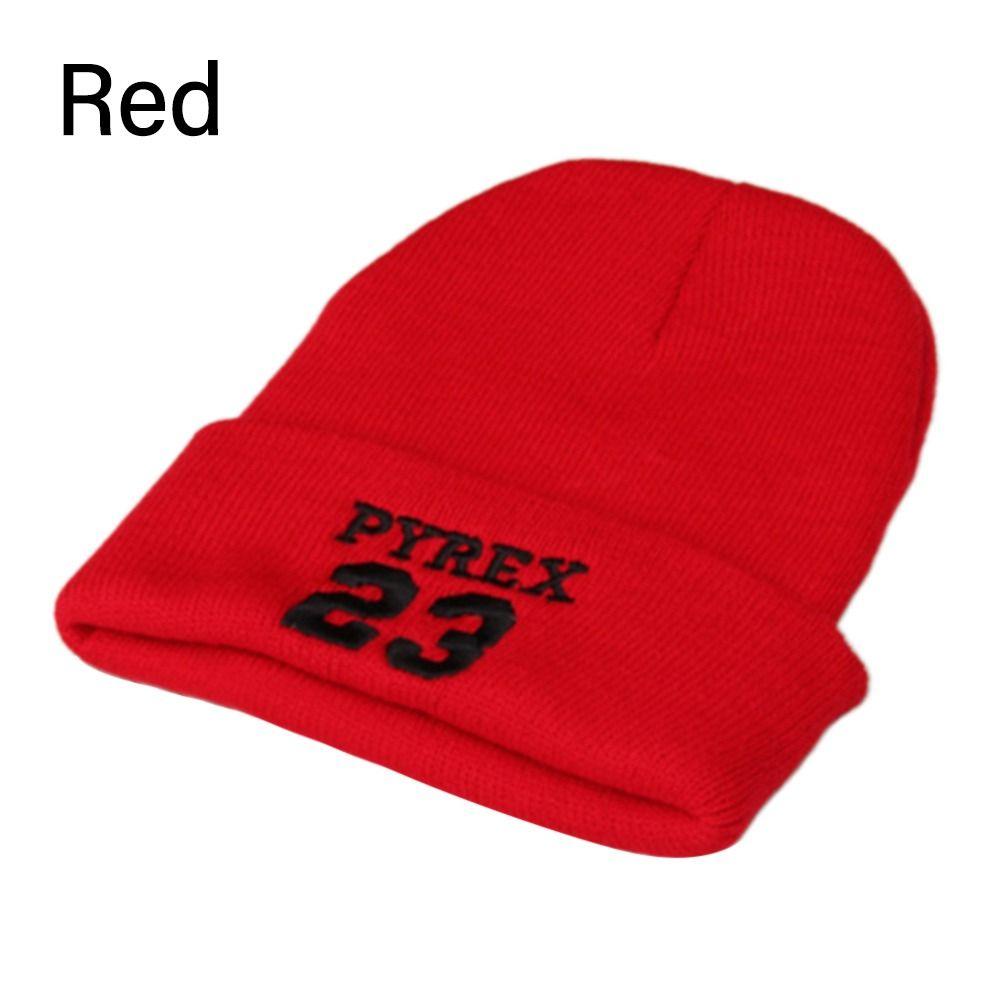 Ear Protection Baby Knitted Hat Embroidery Letter 23 Baby Beanie Cap Thicken Cap Boys Girls