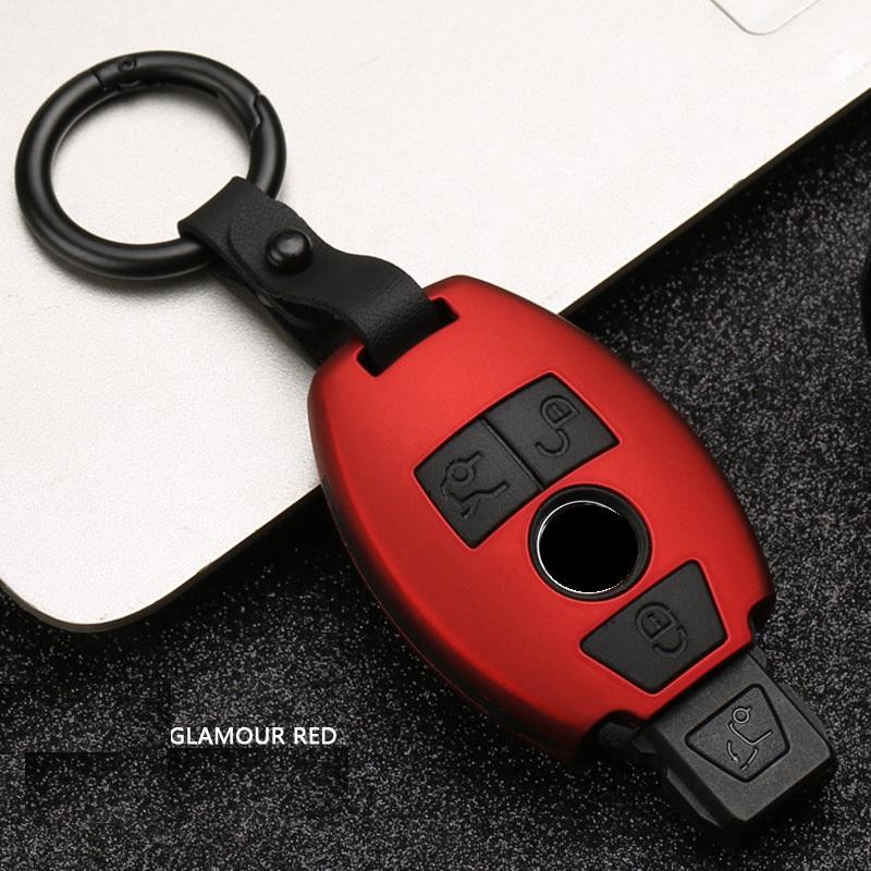ABS Carbon Fiber Car Remote  Key Case Cover for Mercedes Benz A B R G Class GLK GLA W204 W251 W463 W176
