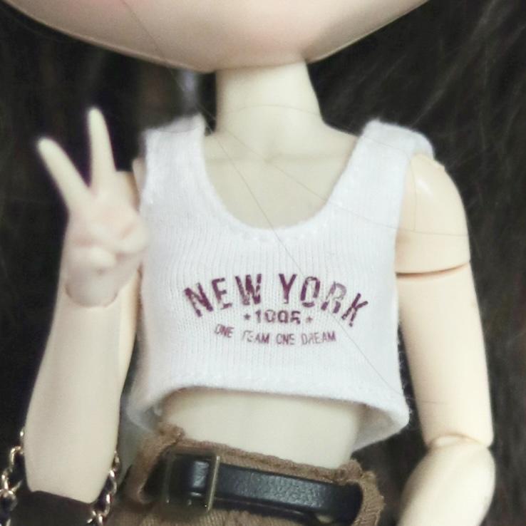 Новая одежда для кукол Blyth Модные джинсовые брюки Топ на бретельках Полуплиссированная юбка Свитер Куртка для Ob24 Azone Licca 19 шарниров Одежда