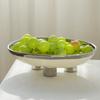 Household Fruit Plate Creative Salad Fruit Pan Tabletop Candy Plate Modern Minimalist Kitchen Tableware Three Legged High Legged