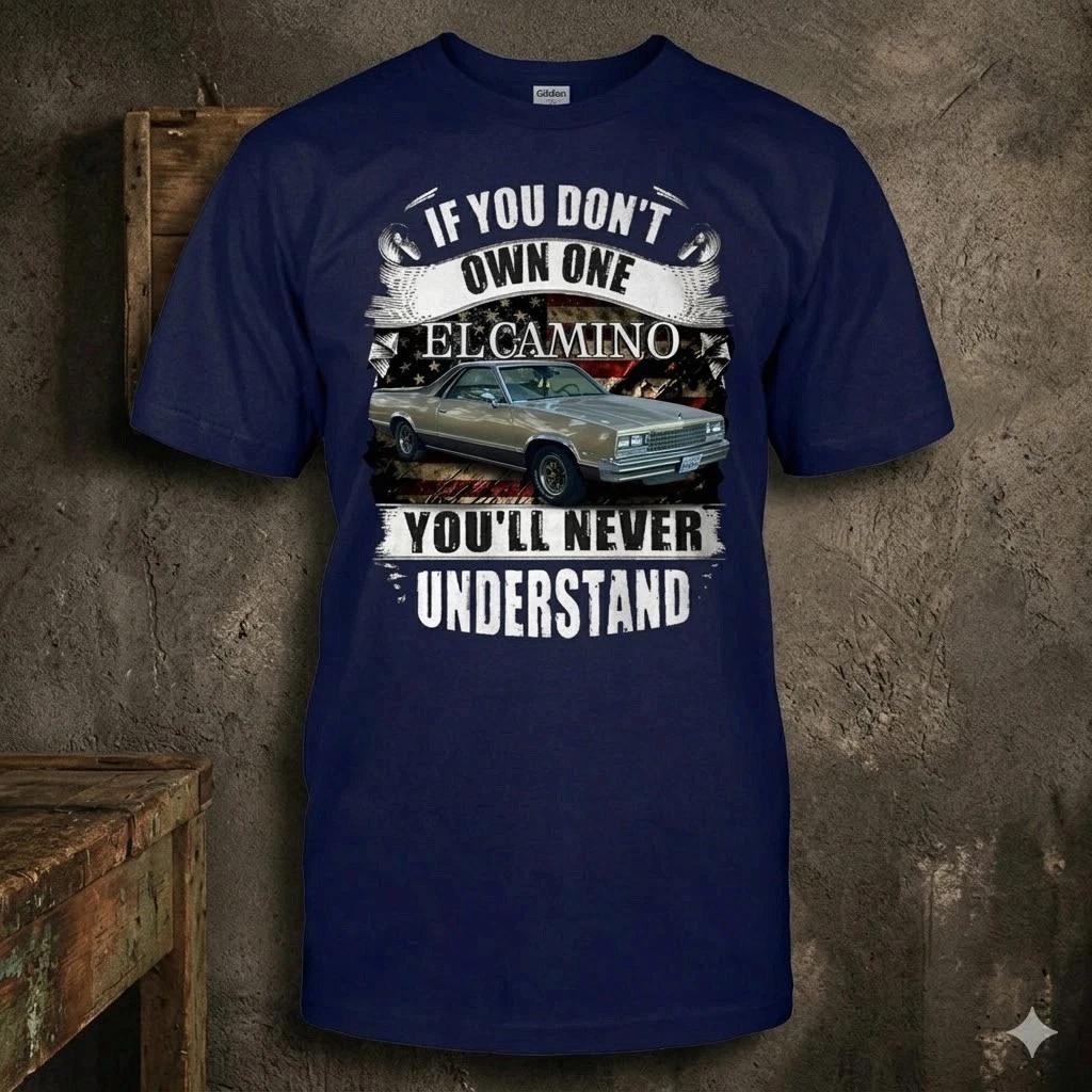 NEW! 1978-87 Chevy El Camino Classic Car T Shirt Free Ship S