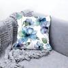 Painted Blue Print Creative Cushion Cover Premium Comfort Reversible Pillow Cove -Two in One Design for Any Room & Car Interior