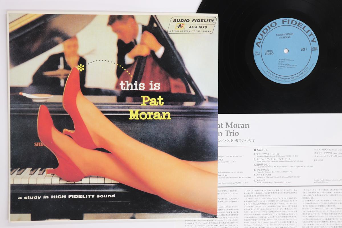 

LP Пластинка PAT MORAN TRIO - This Is Pat Moran TKJV19008 VENUS 1998 Япония Джаз Б/У