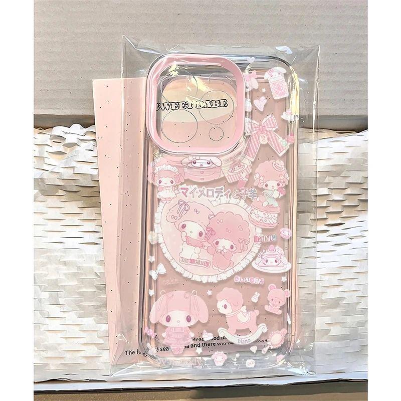 My Melody Lamb Cartoon Soft Case for iPhone 13-17 Pro/Max