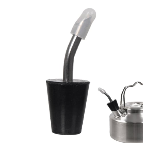 Kettle Spout Extension Nozzle, Teapot Kettle Extension Nozzle - Outdoor Coffee Pot Spout Camping Portable Stainless Steel Teapot Extension Spout Hand
