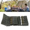 9 Stück Leinwand Gewürzaufbewahrungstasche Mini-Röhrchen Reise-Gewürzset Langlebiges Camping-Gewürzset Outdoor-Camping