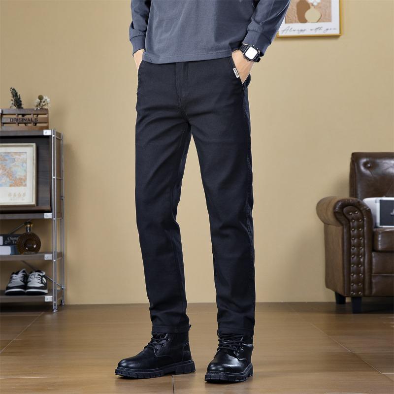 Autumn and Winter Casual Pants Men's Straight Versatile Simple Pants Fashion Men's Business Leisure Trend Men's Straight Trousers