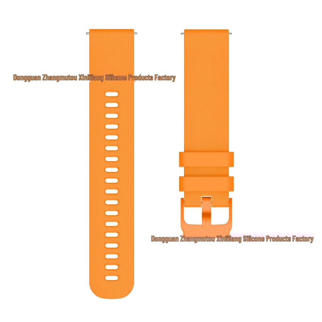 Garmin Venu Silicone Small Check-Pattern Watch Band, Vivomove Sport Textured Strap, 18/20/22mm.