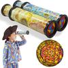 Retractable Kaleidoscope Kids Classic Educational Toy Rotating Changing Patterns Kindergarten Sensory Play Early Learning Gift