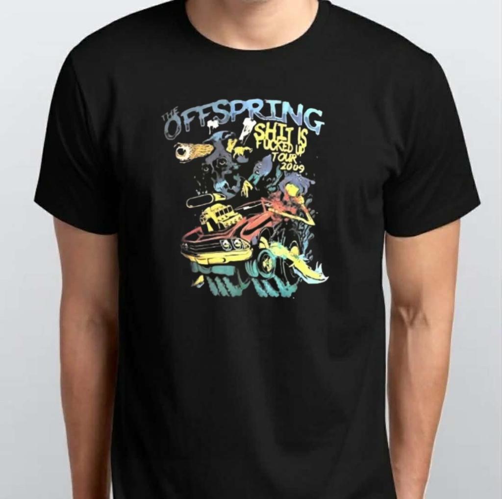 The Offspring Kapela Unisex Tričko S M L XL XXL 3 4 XL Černá Bílá