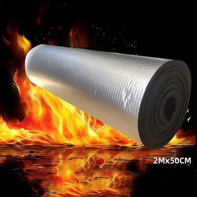 2M Self-adhesive Aluminum Foil Insulation Cotton Roof Leak-proof Repair Film Sound Insulation Anti-UV Film Fireproof Rubber Pad