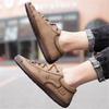 Handmade Leather Mens Shoes Comfortable Casual Walking Sneakers Men Loafers Hot Sale Vacation Driving Shoes Big Size 38-48