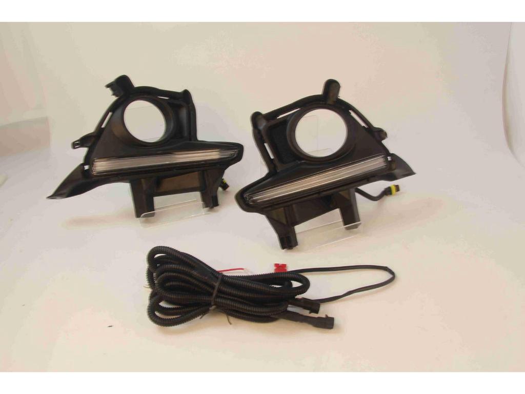 15-Model Toyota Highlander LED Daytime Running & Fog Lights: Original Style, 4-Bead Design