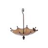 Hanging Bird Feeder Tray Bird Bath For Outdoors, Umbrella Shaped Wild Bird Feeders Tray For Bird Bath, Feeder For Outside, Metal Tray And Water