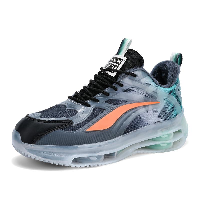 Men's shoes autumn and winter new national breathable luminous soft-soled running sports shoes men's couples versatile coconut shoes