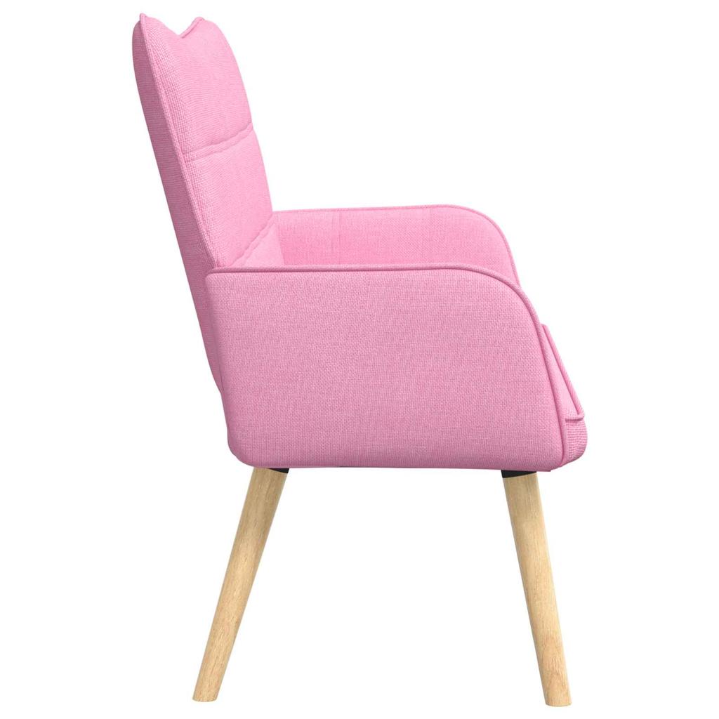 2 Seater Sofa in Pink 115 x 61 x 87 cm Fabric