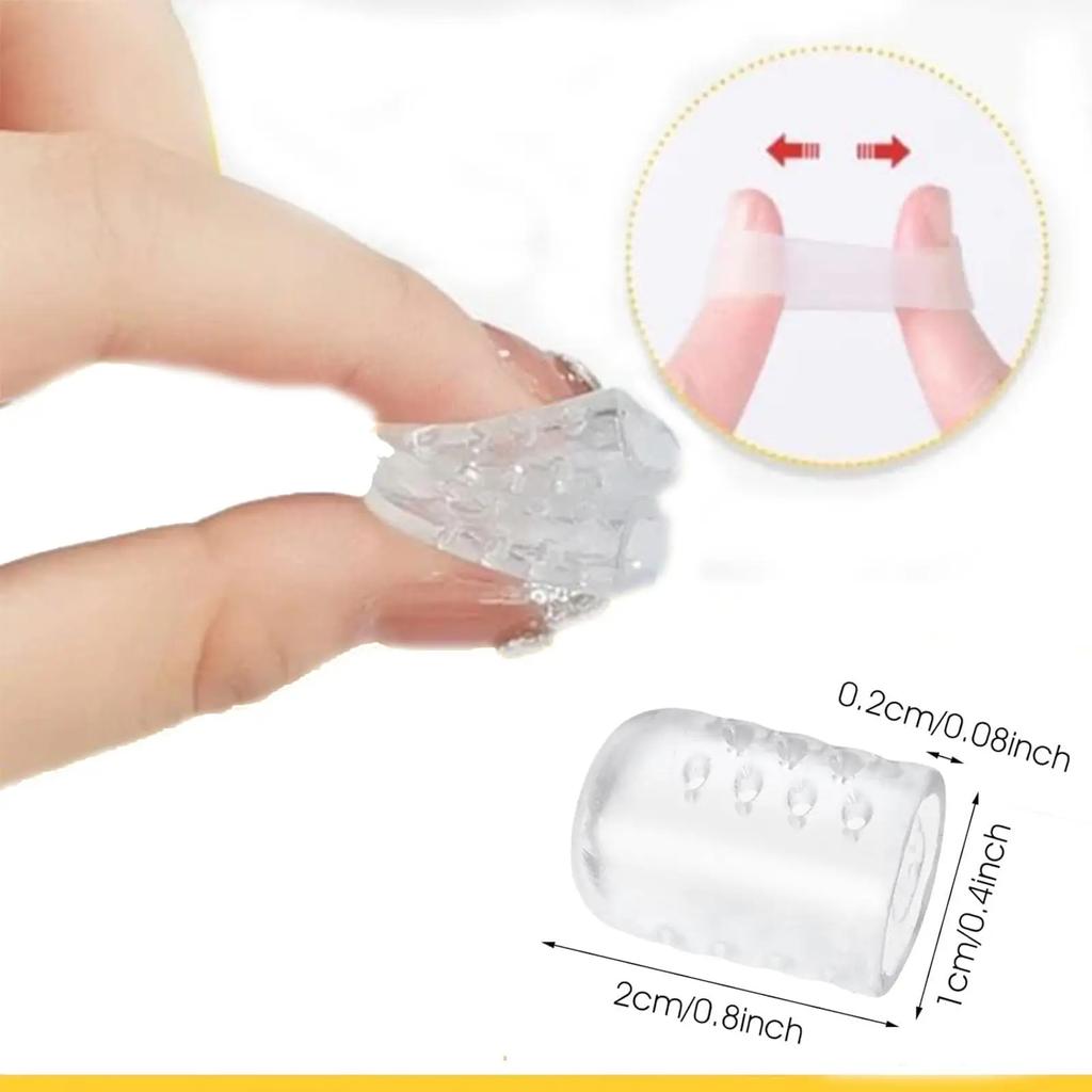 20pcs Toe Protectors Silicone Gel Caps for Corns Calluses Blisters Pain Relief, Soft Toe Sleeves Cushions