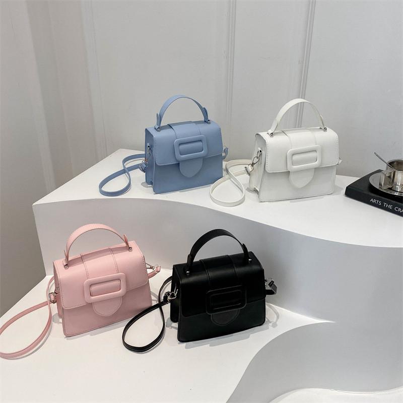 Trendy Simple Versatile Handbag Small Square Bag For Women 2024 Summer Fashion Shoulder Crossbody Bag
