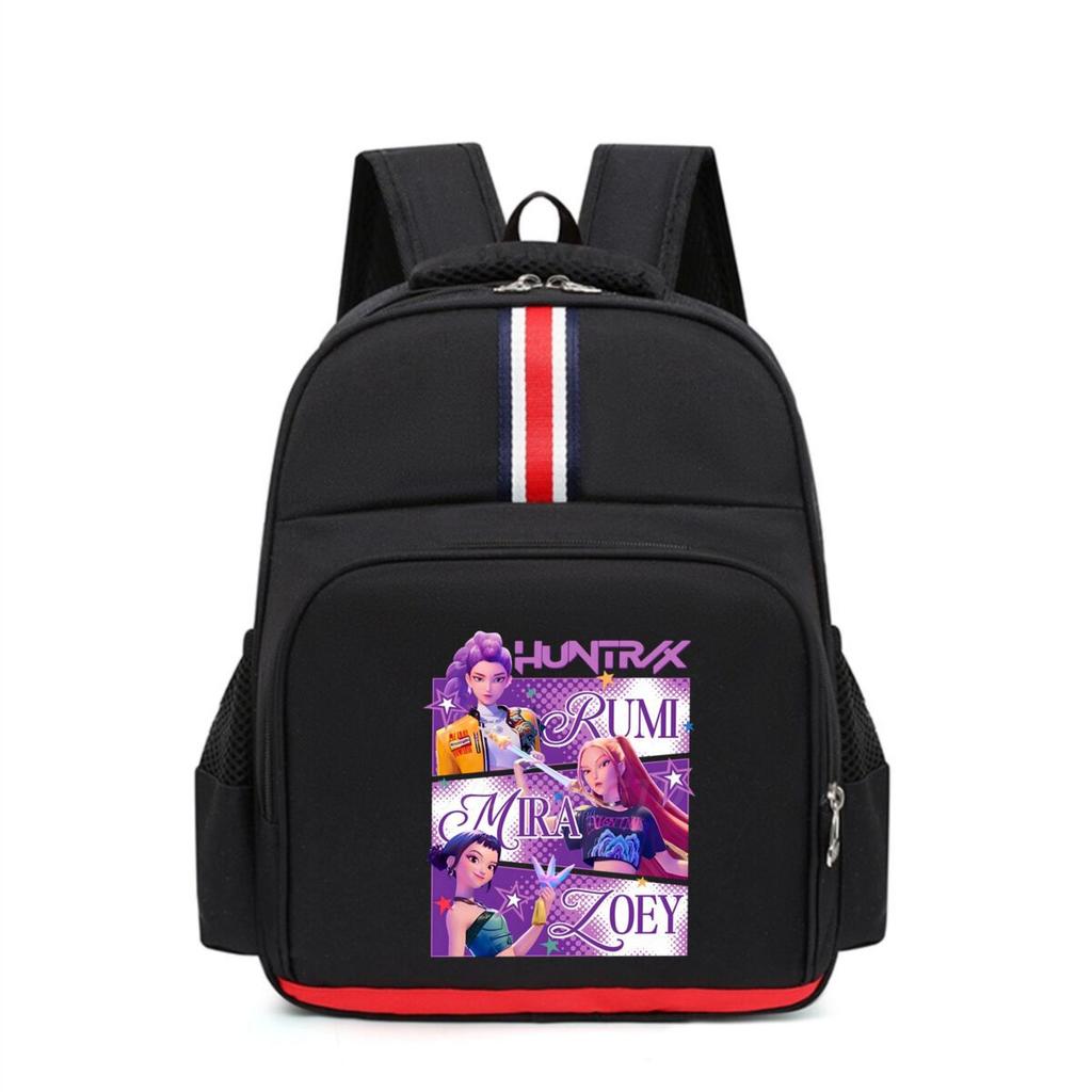 Trend Dämonenjäger Mädchengruppe Rucksack Akademie-Stil Herren und Damen Vielseitig Grund- und Sekundarschüler Großes Fassungsvermögen Schultasche