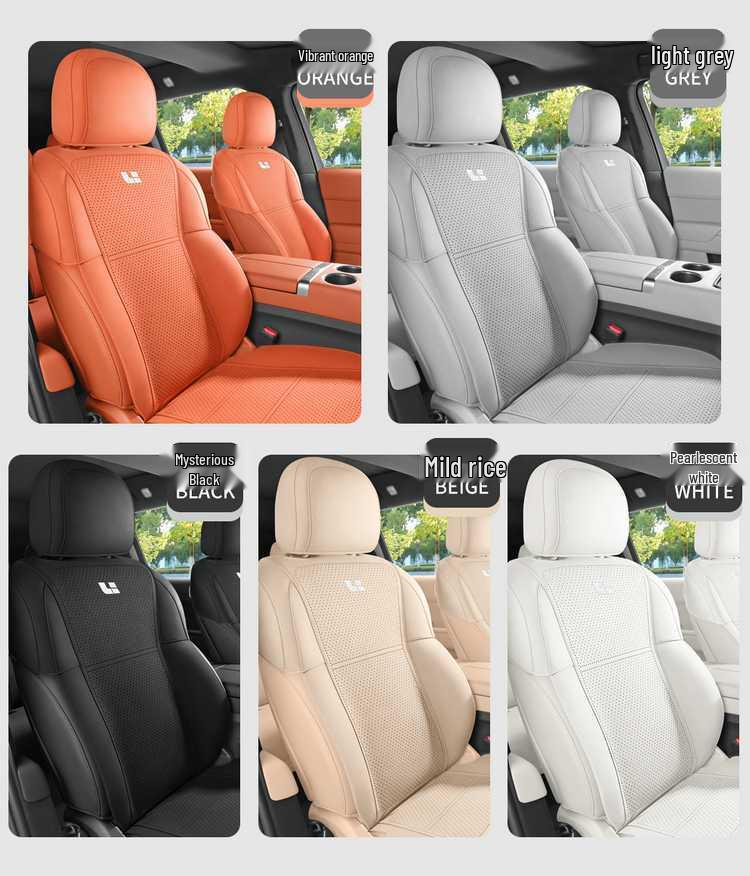 Ideal L7 Universal Suede Car Seat Cushion for Five-Seater - Four Seasons Half Surround Saddle Pad