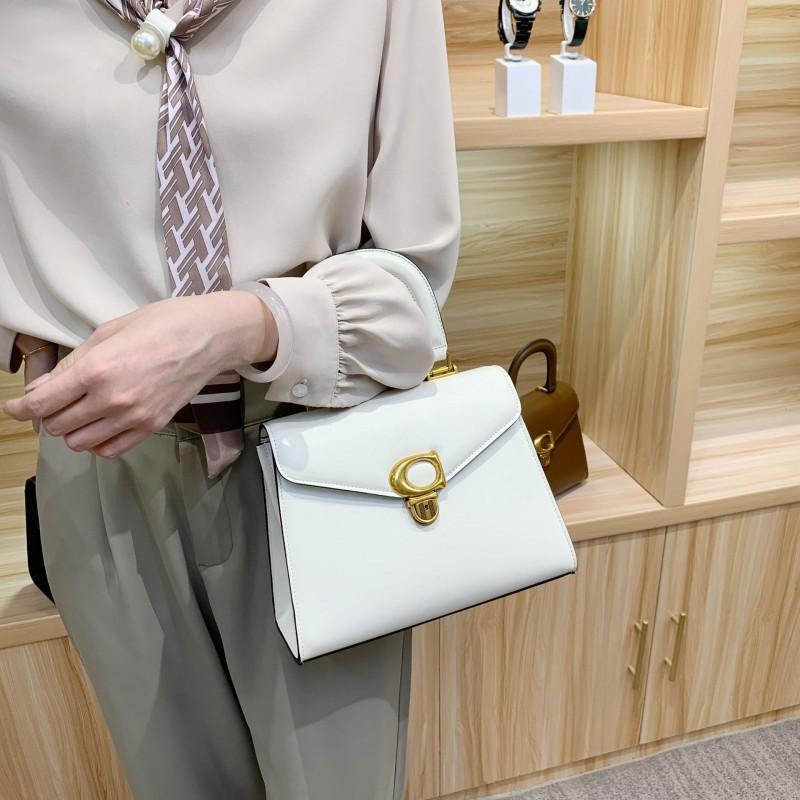 Kelli Bag Women 2024 One-shoulder Cross-body High-end Authentic Leather All-match Fashionable Horseshoe Buckle Handbag