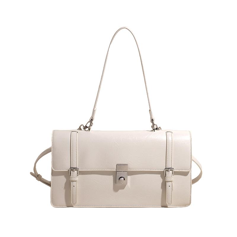 

Модная сумка Женская Новая На плечо Кроссбоди Ручная Маленькая квадратная сумка белый