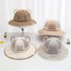 Breathable Baby Bucket Hat Spring Summer Boys Girls Sun Hat Children Fisherman Cap for Toddler