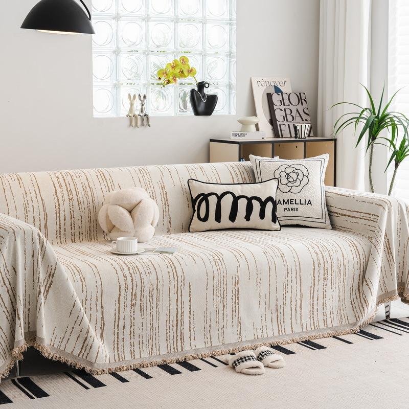 Luxury Soft Chenille Sofa Towel Anti-scratch Furniture Protective Cover  Universal 1/2/3/4 Seater Couch Cover for Living Room