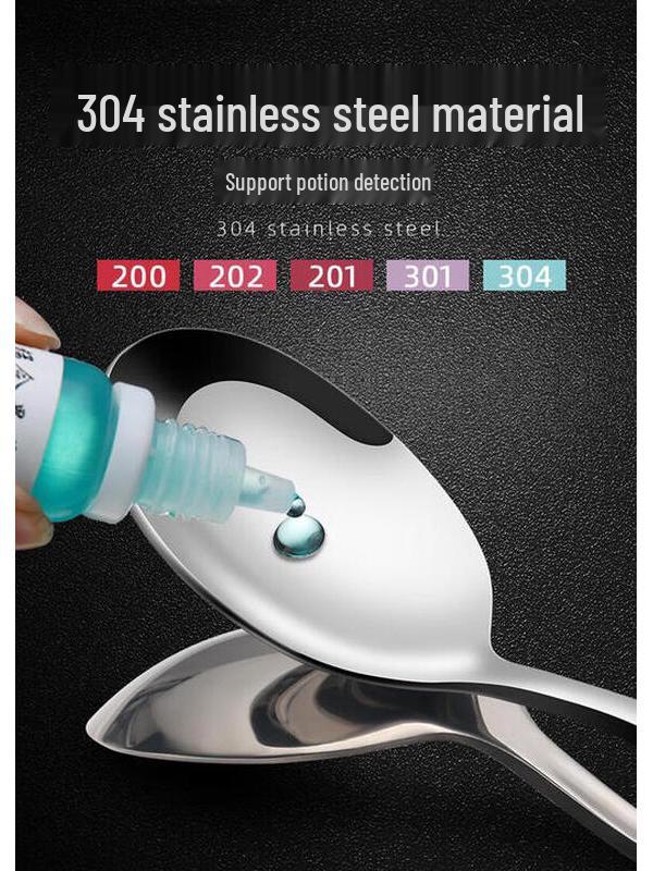 Tai Jiang Jiu 304 Stainless Steel Pointed Dinner Spoon