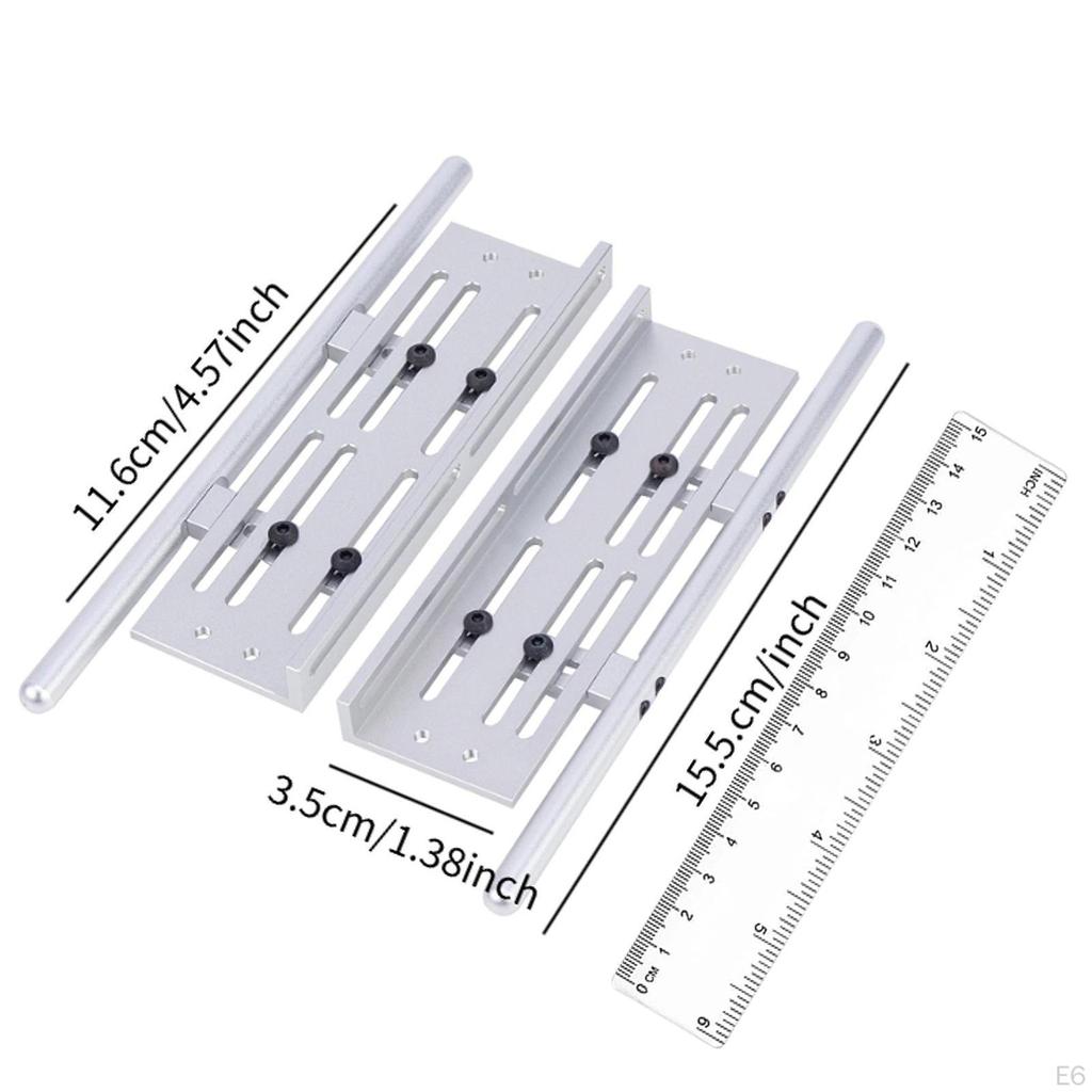 Aluminum Alloy RC Car Side Step Plate Professional Running Boards Model Vehicle Parts for DIY