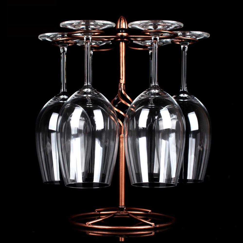 Metal Wine Glass Shelf Detachable Design Stemware Rack Retro Cup Rack  Home
