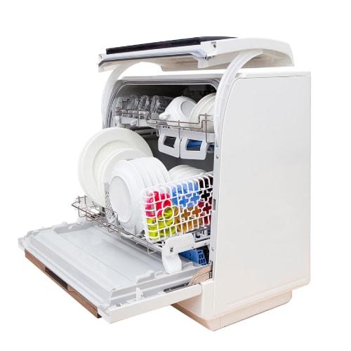 KOKUBO Dishwasher-Safe Small Item Washing Basket (Set of 2 / Approx. 22 x 13 x 5 cm) Dishwasher-Safe Small Item Organizer, Silicone Cup Case, Divider,