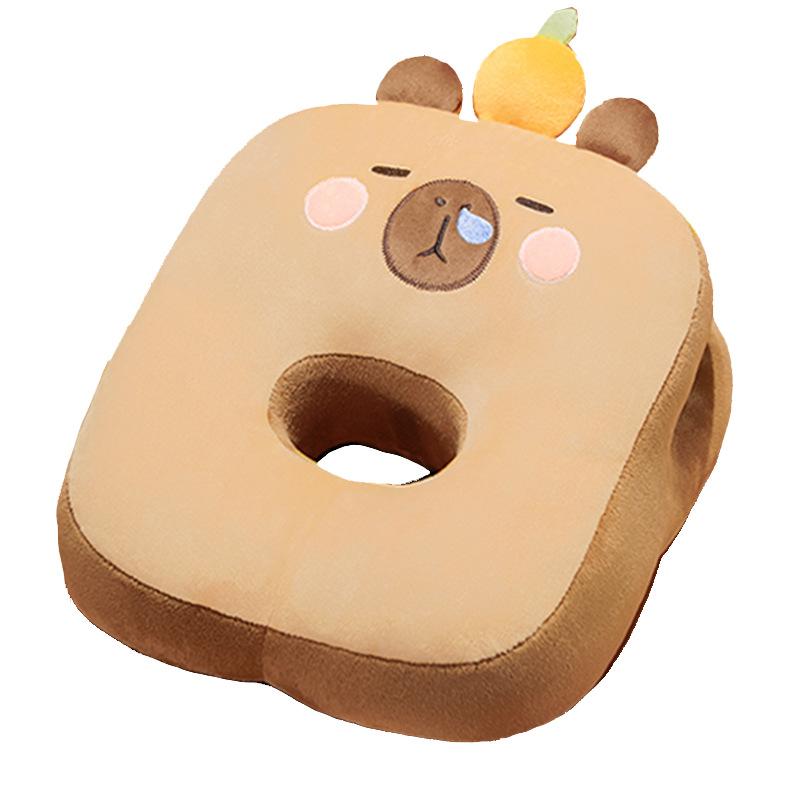 Dual-Purpose Ice Silk Nap Pillow, Office Perforated Sleeping Pillow, Capybara Pillow, Male And Female Students Lunch Break Pillow Can Be Intervened