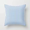 Geometric Plaids Cushion Cover Polyester Throw Pillow Cover Decorative Sofa Pillow Nordic Fashion Scottish Pillowcase 45*45Cm